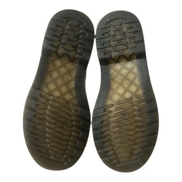 Dr. Martens 1460 J Youth Boots Beige Iridescent Combat US 3 Patent Leather - Picture 8 of 10